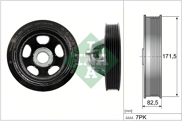 Belt Pulley, crankshaft
